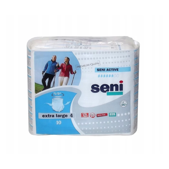Seni Active Felnőtt-bugyipelenka Premium Quality (méret: XL) 120 - 160 cm
