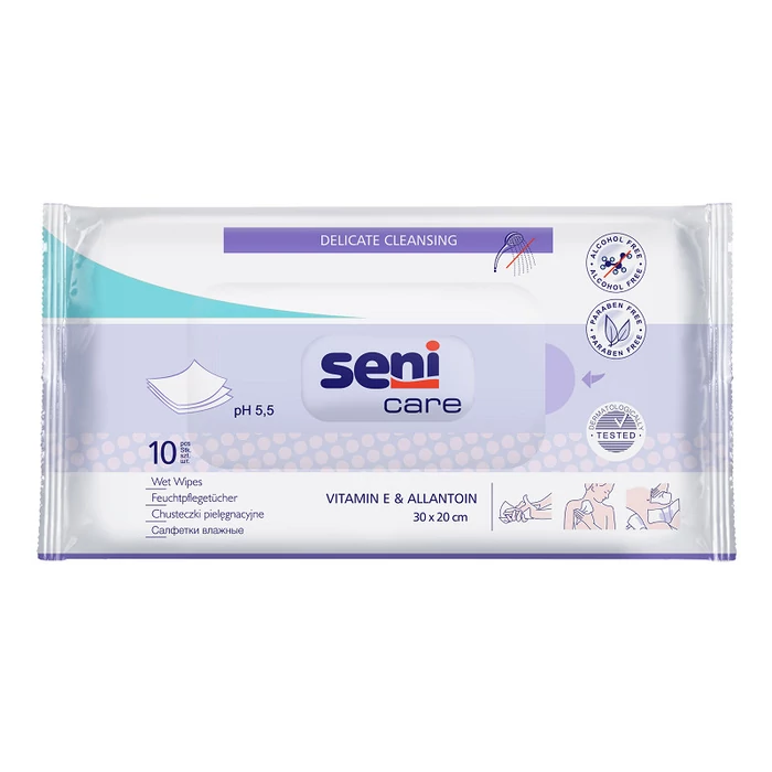 Seni Care Nedves törlőkendő