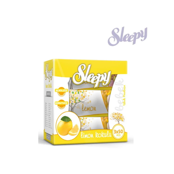 Sleepy Popsitörlő Citrom kupakos
