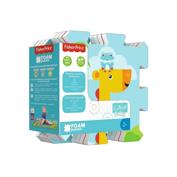 Fisher Price Tanuló játék Állatos szivacs puzzle, nagy méretű!