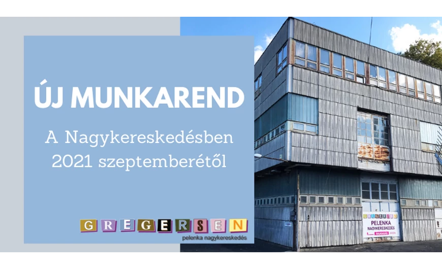 Szeptembertől új munkarend a Nagykereskedésben